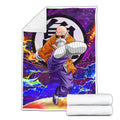 Master Roshi Fleece Blanket Custom Dragon Ball Anime Galaxy Style 2 - PerfectIvy