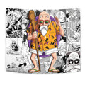 Master Roshi Tapestry Custom Dragon Ball Anime Manga Room Decor 1 - PerfectIvy