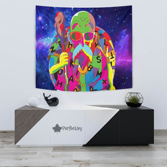 Master Roshi Tapestry Custom Dragon Ball Anime Room Decor 3 - PerfectIvy