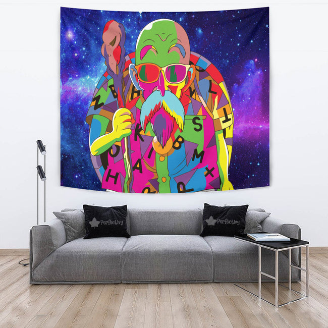 Master Roshi Tapestry Custom Dragon Ball Anime Room Decor 4 - PerfectIvy