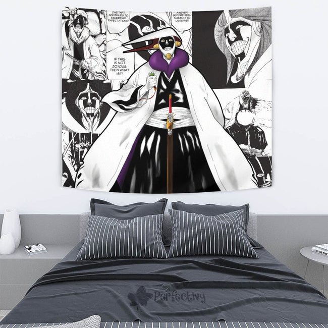Mayuri Kurotsuchi Tapestry Custom Bleach Anime Manga Room Wall Decor 4 - PerfectIvy