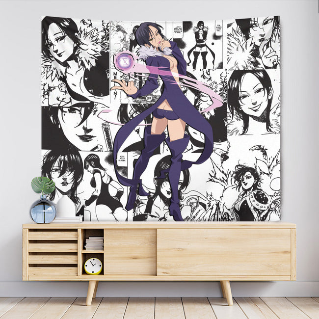 Merlin Tapestry Custom Seven Deadly Sins Manga Anime Room Decor 2 - PerfectIvy