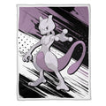 Mewtwo Blanket Fleece Custom Pokemon Anime Bedding 3 - PerfectIvy