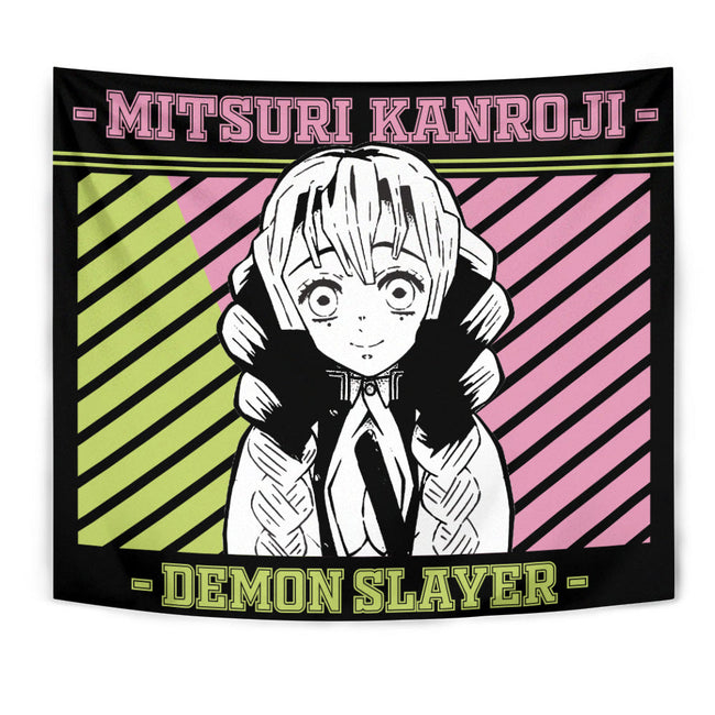 Mitsuri Kanroji Tapestry Custom Demon Slayer Anime Home Wall Decor For Bedroom Living Room 1 - PerfectIvy
