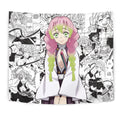 Mitsuri Kanroji Tapestry Custom Demon Slayer Anime Manga Room Decor 1 - PerfectIvy