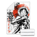 Monkey D. Luffy Blanket Custom One Piece Manga Anime Bedding 3 - PerfectIvy