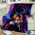 Monkey D. Luffy Blanket Fleece Galaxy One Piece Anime Bedding Room 2 - PerfectIvy