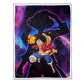 Monkey D. Luffy Blanket Fleece Galaxy One Piece Anime Bedding Room 3 - PerfectIvy