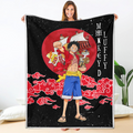 Monkey D. Luffy Blanket Moon Style Custom One Piece Anime Bedding 1 - PerfectIvy