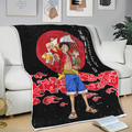 Monkey D. Luffy Blanket Moon Style Custom One Piece Anime Bedding 3 - PerfectIvy