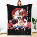 Monkey D. Luffy Gear 4 Blanket Moon Style Custom One Piece Anime Bedding 1 - PerfectIvy