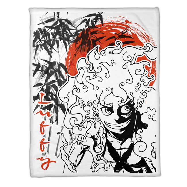 Monkey D. Luffy Gear 5 Blanket Custom One Piece Manga Anime Bedding 3 - PerfectIvy