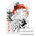 Monkey D. Luffy Gear 5 Blanket Custom One Piece Manga Anime Bedding 4 - PerfectIvy