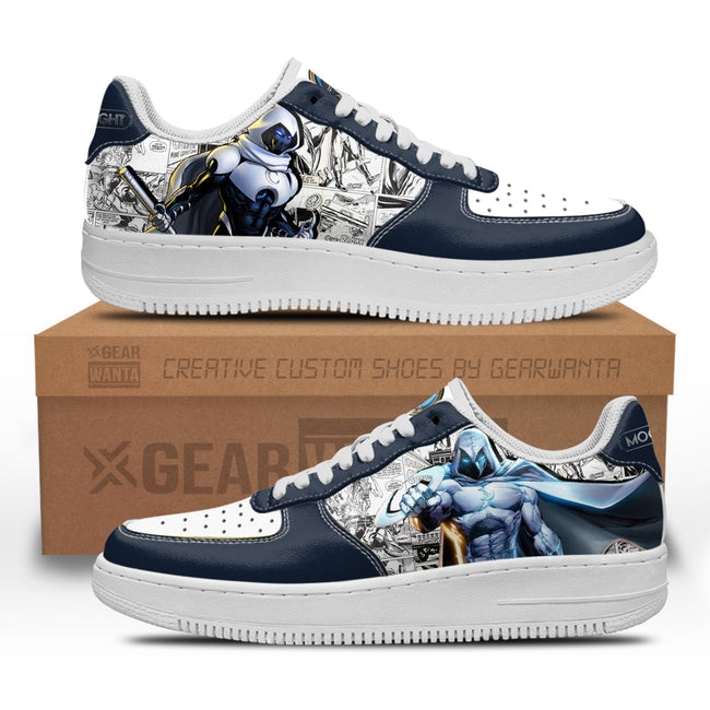 Moon Knight Sneakers Custom Comic Shoes 2 - PerfectIvy