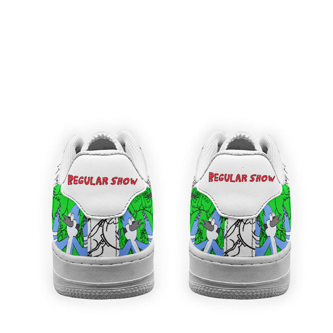 Mordecai Regular Show Sneakers Custom Cartoon Shoes 4 - PerfectIvy