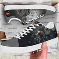 Mortal Kombat Smoke Custom Skate Shoes For Fans 3 - PerfectIvy