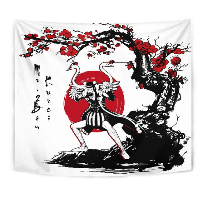 Mr. 2 Bon Kurei Tapestry Custom One Piece Anime Bedroom Living Room Home Decoration 1 - PerfectIvy