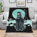 Muichirou Tokitou Blanket Custom Moon Style Demon Slayer Anime Bedding 4 - PerfectIvy