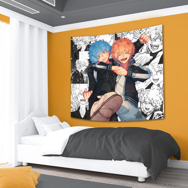 Nahoya Kawata x Souya Kawata Tapestry Custom Tokyo Revengers Manga Anime Room Decor 3 - PerfectIvy