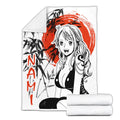 Nami Blanket Custom One Piece Manga Anime Bedding 3 - PerfectIvy