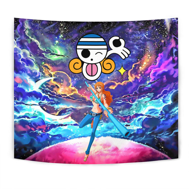 Nami Tapestry Custom Galaxy One Piece Anime Room Decor 1 - PerfectIvy