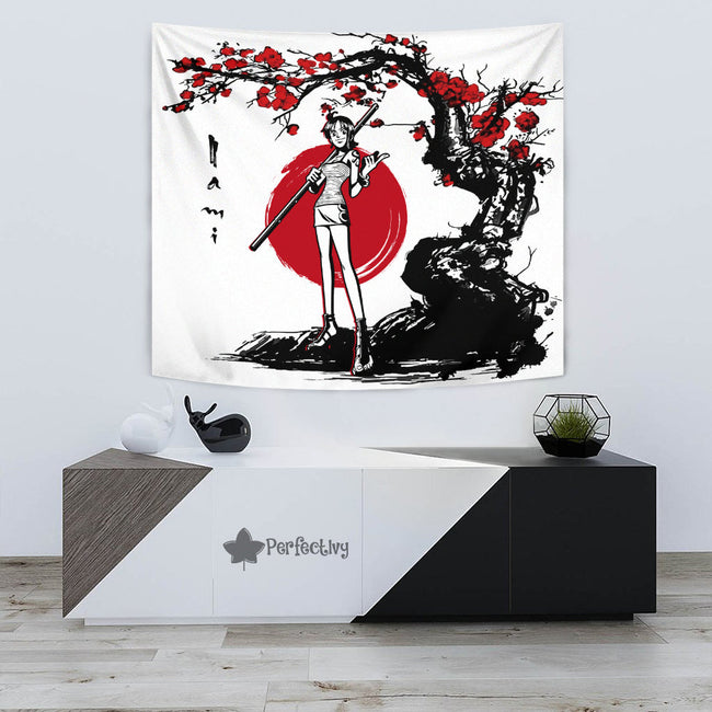 Nami Tapestry Custom One Piece Anime Bedroom Living Room Home Decoration 3 - PerfectIvy