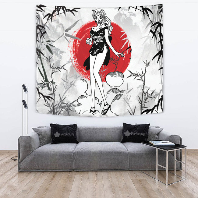 Nami Tapestry Custom One Piece Anime Room Decor 2 - PerfectIvy