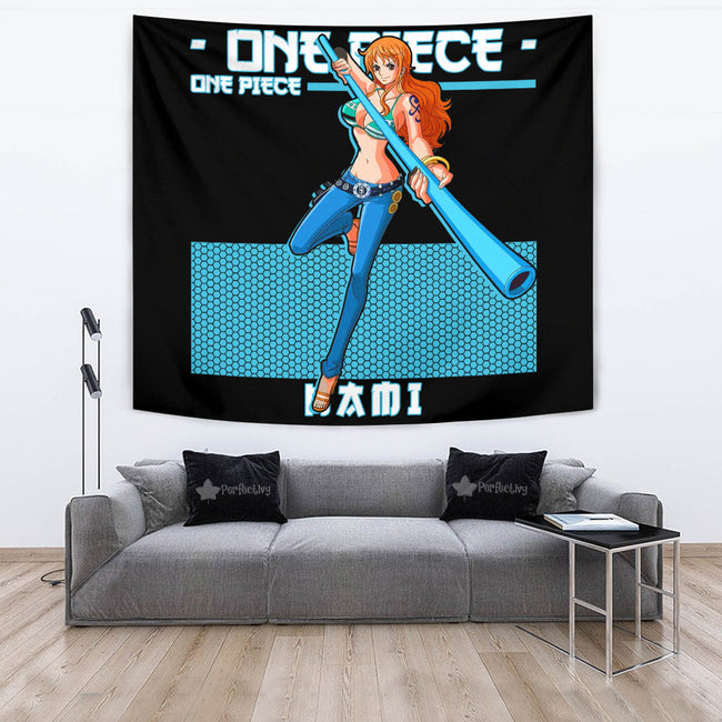 Nami Tapestry Custom One Piece Anime Room Decor 2 - PerfectIvy