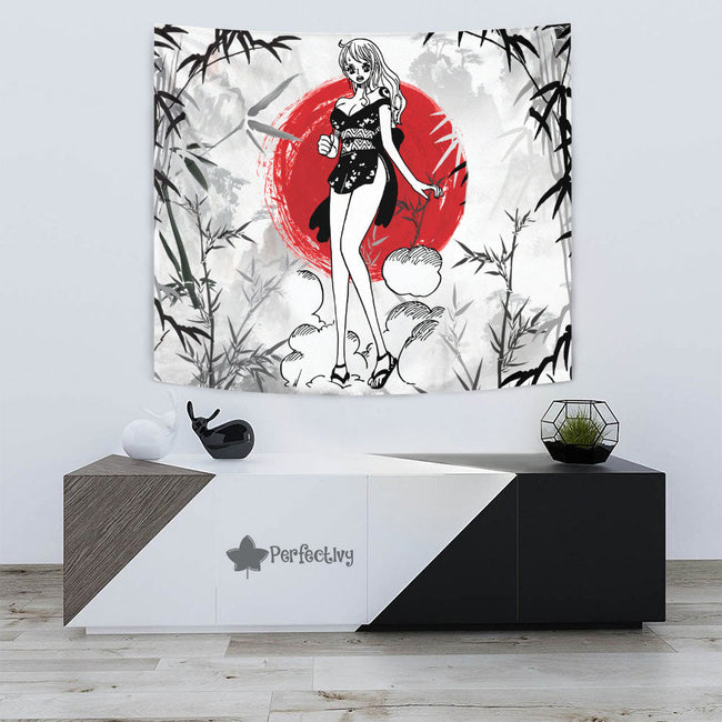 Nami Tapestry Custom One Piece Anime Room Decor 3 - PerfectIvy