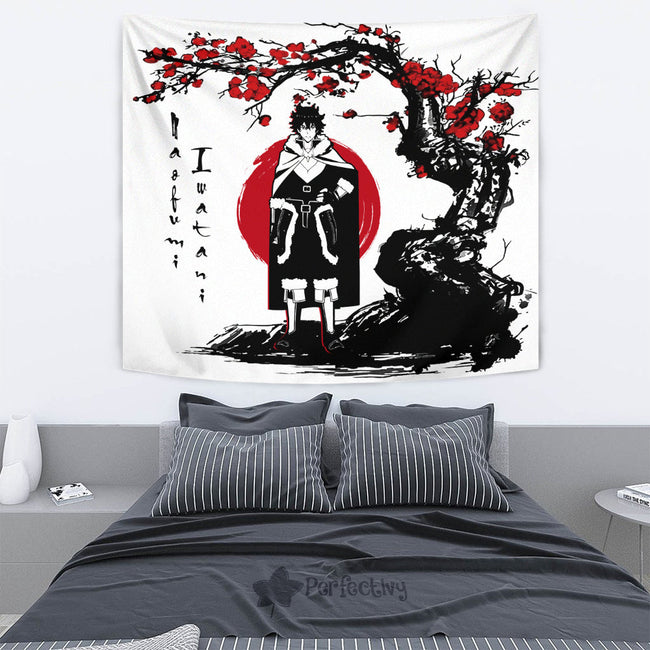 Naofumi Iwatani Tapestry Custom Japan Style The Rising of the Shield Hero Anime Home Wall Decor For Bedroom Living Room 2 - PerfectIvy