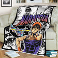 Narancia Ghirga Blanket Fleece Custom JJBA Anime Bedding 3 - PerfectIvy