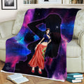 Nico Robin Blanket Fleece Galaxy One Piece Anime Bedding Room 2 - PerfectIvy
