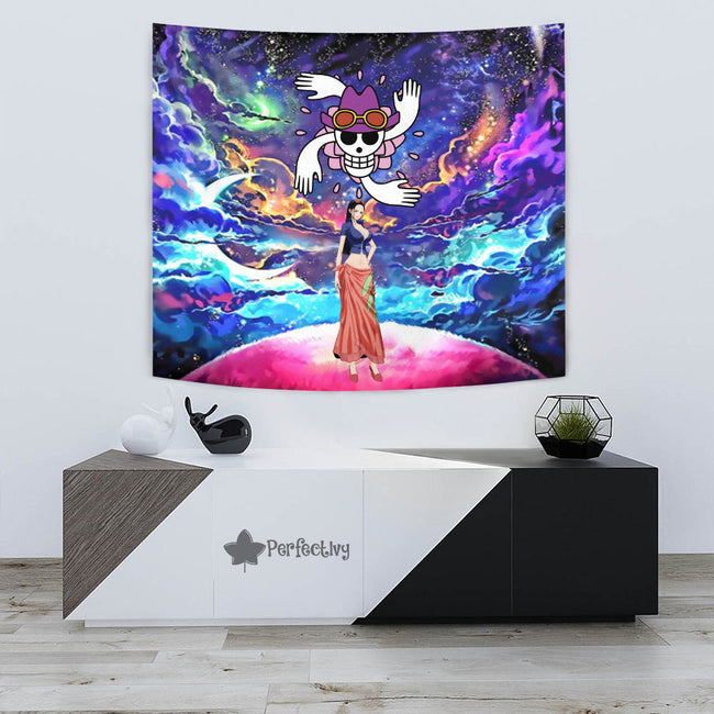 Nico Robin Tapestry Custom Galaxy One Piece Anime Room Decor 3 - PerfectIvy