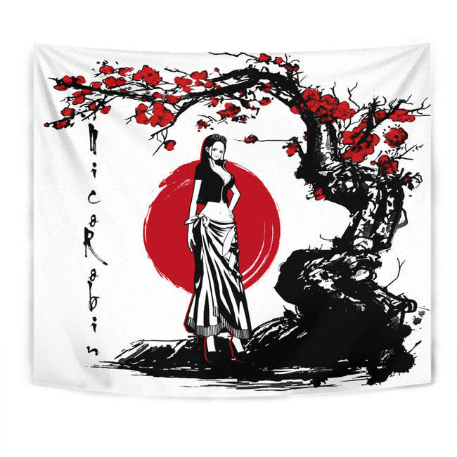 Nico Robin Tapestry Custom One Piece Anime Bedroom Living Room Home Decoration 1 - PerfectIvy