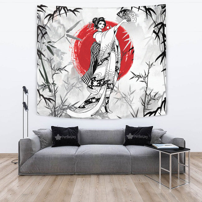Nico Robin Tapestry Custom One Piece Anime Room Decor 2 - PerfectIvy