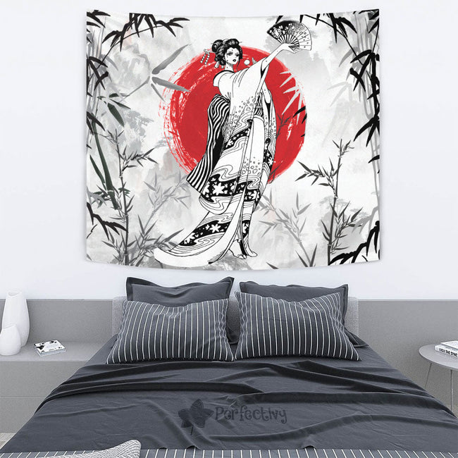Nico Robin Tapestry Custom One Piece Anime Room Decor 4 - PerfectIvy
