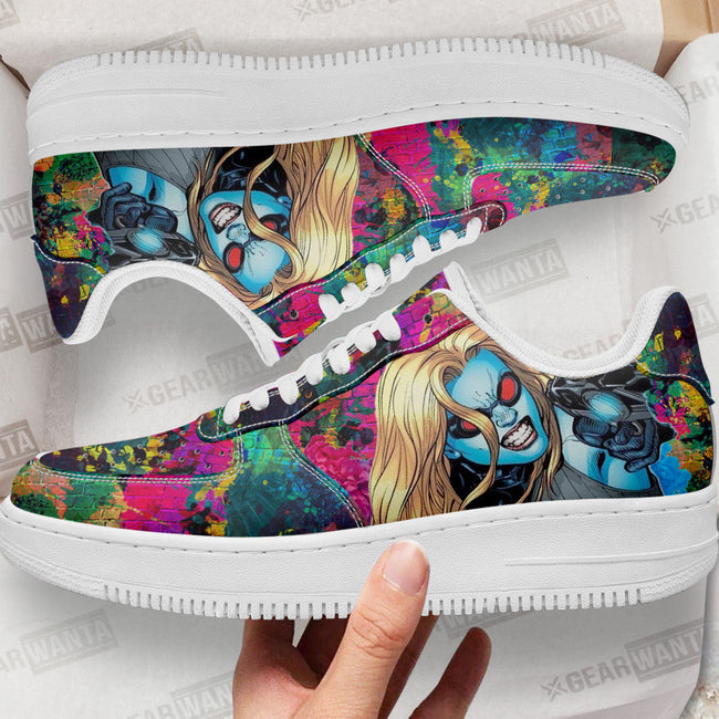 Nora Fries Mrs Freeze Sneakers Custom For Fans 1 - PerfectIvy