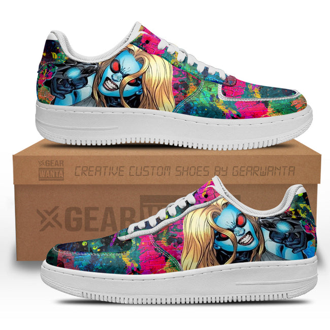 Nora Fries Mrs Freeze Sneakers Custom For Fans 2 - PerfectIvy