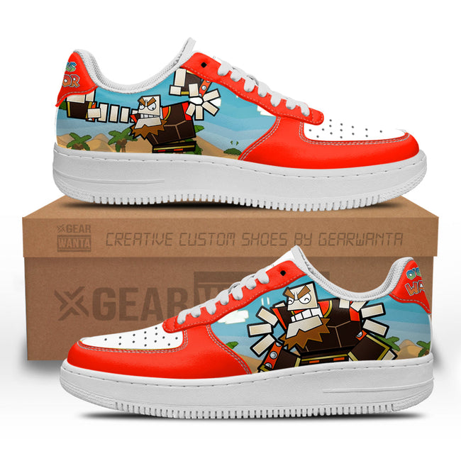 O'Chunks Sneakers Custom Super Paper Mario Shoes 2 - PerfectIvy