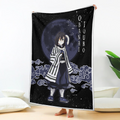 Obanai Iguro Blanket Custom Moon Style Demon Slayer Anime Bedding 2 - PerfectIvy