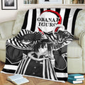 Obanai Iguro Fleece Blanket Custom Demon Slayer Anime Uniform Mix Manga Style 3 - PerfectIvy