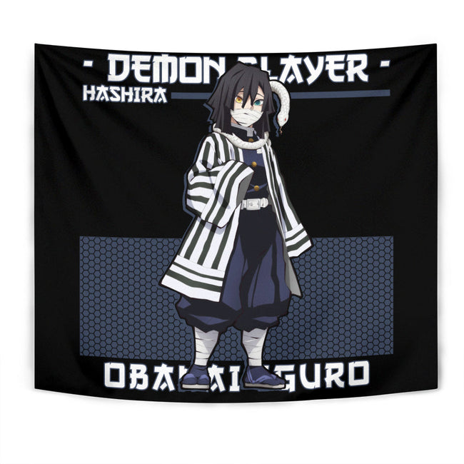 Obanai Iguro Tapestry Custom Demon Slayer Anime Home Decor 1 - PerfectIvy