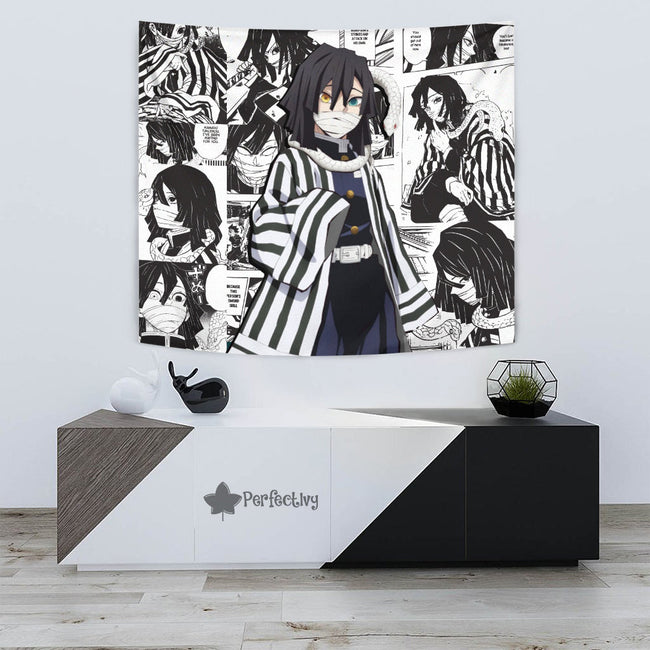 Obanai Iguro Tapestry Custom Demon Slayer Anime Manga Room Decor 3 - PerfectIvy