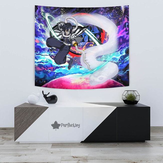 Obanai Iguro Tapestry Custom Galaxy Demon Slayer Anime Room Decor 3 - PerfectIvy