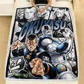 Okuyasu Nijimura Blanket Fleece Custom JJBA Anime Bedding 2 - PerfectIvy