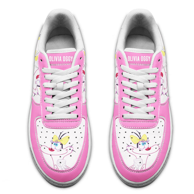 Olivia Oggy Sneakers Custom Oggy and the Cockroaches Cartoon Shoes 4 - PerfectIvy