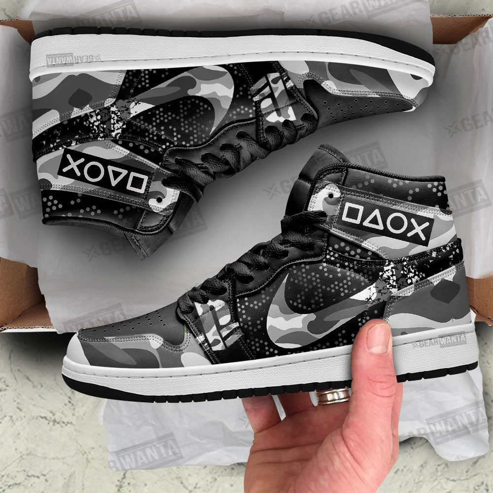 PS4 Nacro Game Controler JD Sneakers Shoes Custom For Fans Sneakers TT â Perfectivy