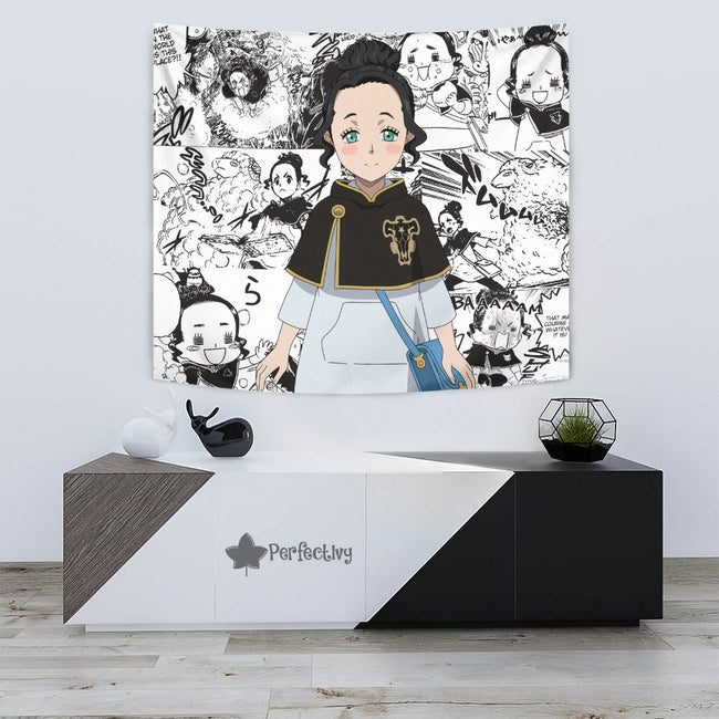 Papittson Charmy Tapestry Custom Black Clover Anime Manga Room Wall Decor 4 - PerfectIvy