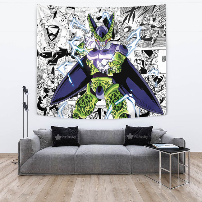 Perfect Cell Tapestry Custom Dragon Ball Anime Manga Room Decor 2 - PerfectIvy