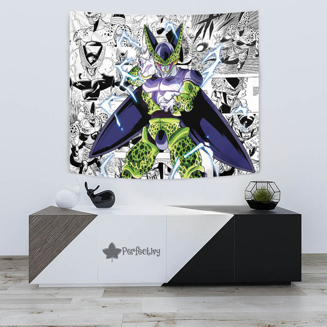 Perfect Cell Tapestry Custom Dragon Ball Anime Manga Room Decor 3 - PerfectIvy
